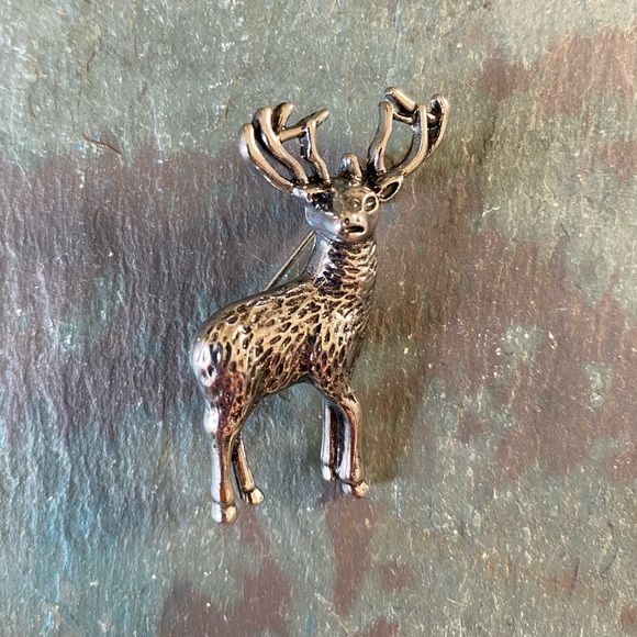 Other - Metal Deer Brooch Pin